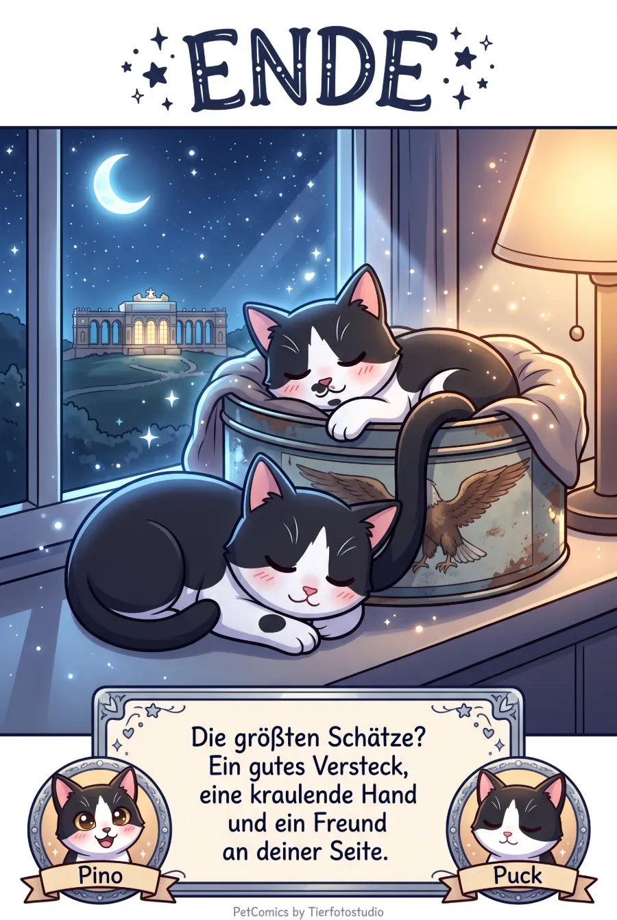 Schlussseite eines PetComics
